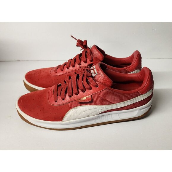 Puma Mens California Sneakers Size 13 US 366608 07 Red Casual Running Shoes - Picture 3 of 8